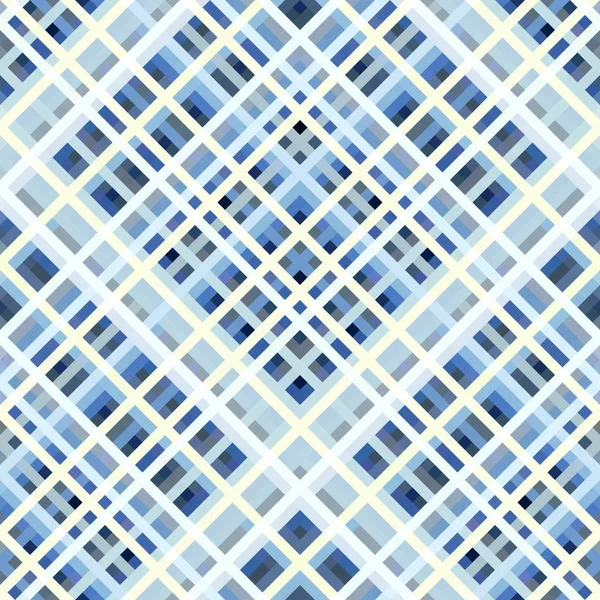 Padrão xadrez diagonal abstrato geométrico em estilo de arte de pixel poli baixo . — Vetor de Stock