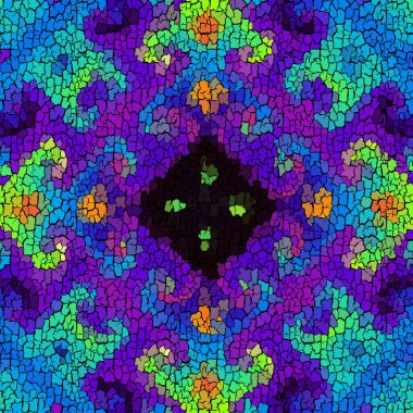 Kusursuz grunge soyut kare deseni. Grunge çatlaklarını boya.