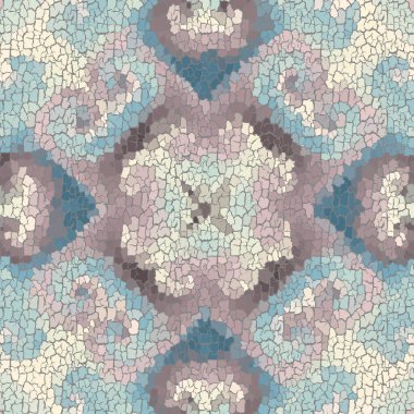 Sorunsuz arka plan deseni. Grunge crackled vintage yüzey. Vektör görüntü.