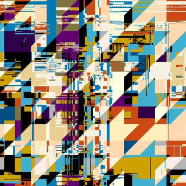 Grunge veri aktarma dokusunun taklidi ile vektör resmi.