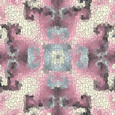 Kusursuz grunge soyut kare deseni. Grunge çatlaklarını boya.