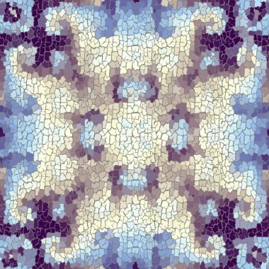 Kusursuz grunge soyut kare deseni. Grunge çatlaklarını boya.