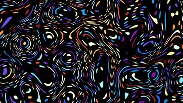 Psychedelic moving background — Stock Video