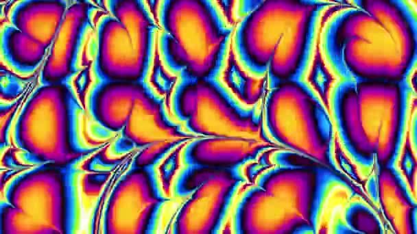 Psychedelischer Hintergrund — Stockvideo