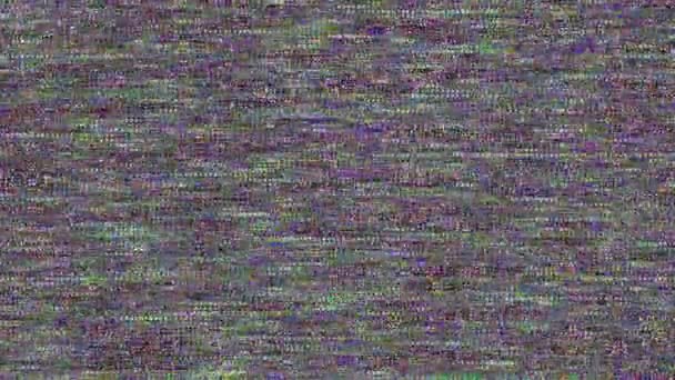 Grabación de interferencia de video en bucle. Imitación de un vídeo Datamoshing. — Vídeos de Stock