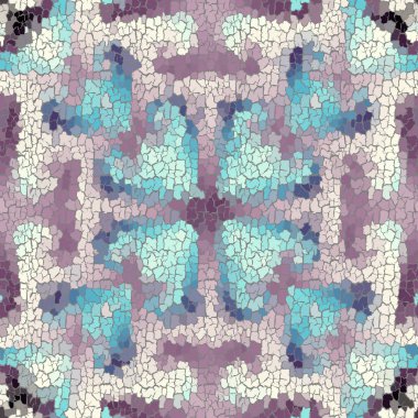 Kusursuz grunge soyut kare deseni. Grunge çatlaklarını boya.