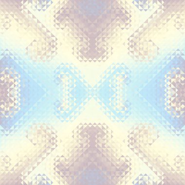 Düşük poli tarzı bir üçgen geometrik seamless modeli.