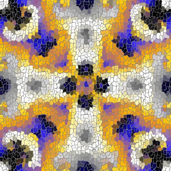 Kusursuz grunge soyut kare deseni. Grunge çatlaklarını boya.