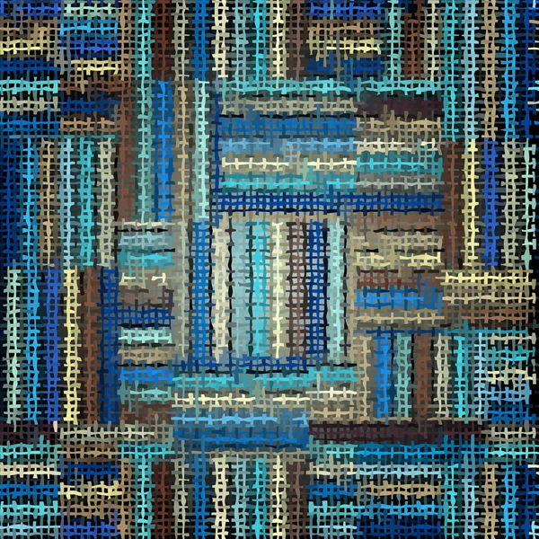 Nahtloses Vektorquadrat-Muster. Abstrakter Farbhintergrund. — Stockvektor