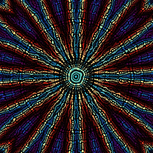 Vektör mozaik sanat desen. Eğri mozaik görüntü