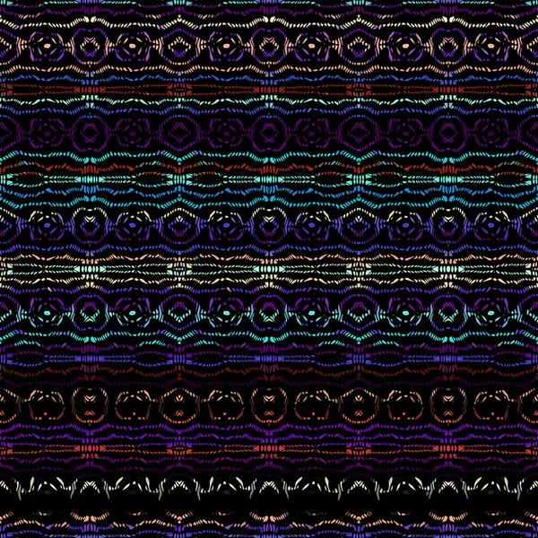 Patrón tribal étnico vectorial. Imagen de arte sin costura. — Vector de stock