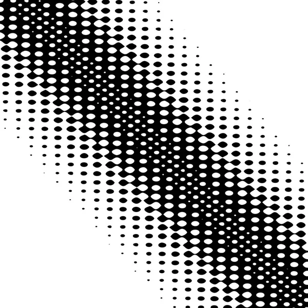 Geometrisch abstracte patroon. Abstract zwart halftone vormen. — Stockvector