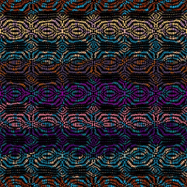 Modèle tribal ethnique vectoriel. Image d'art sans couture. — Image vectorielle