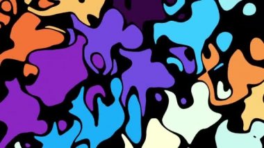 Psikedelik hareket arkaplanı