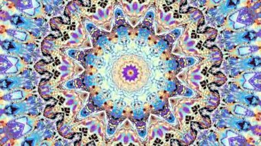 Süslemeli mandala döngü arkaplanı
