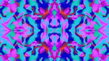 Simetrik soyut psikedelik döngü arkaplanı