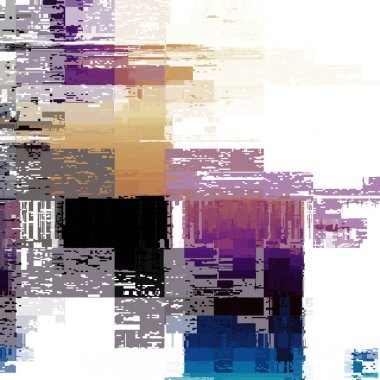 Grunge veri aktarma dokusunun taklidi ile vektör resmi.