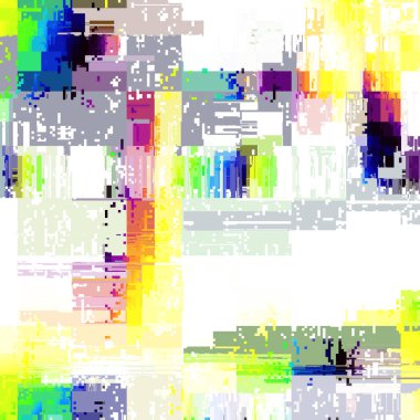 Grunge veri aktarma dokusunun taklidi ile vektör resmi.