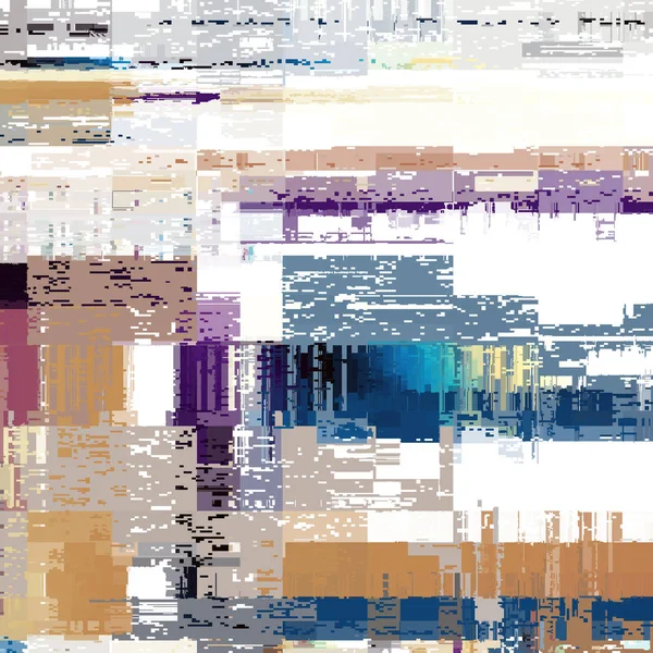 Imagem vetorial com imitação de grunge datamoshing textura. —  Vetores de Stock