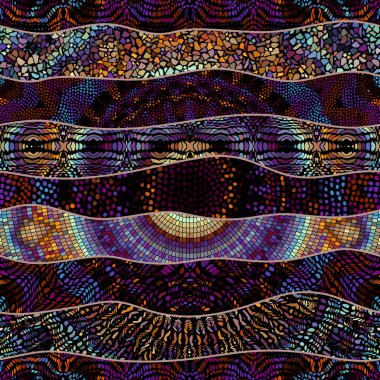 Dikişsiz mozaik desen