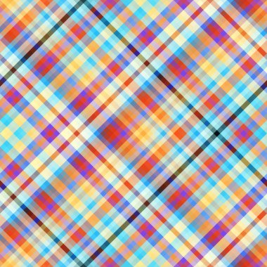 Dikişsiz kareli arka plan. Vektör görüntü geometrik tarzı