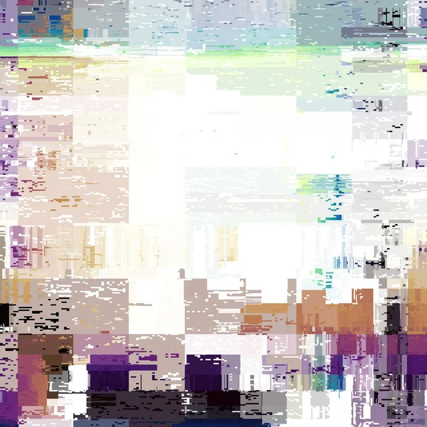 Image vectorielle avec imitation de la texture de datamoshing grunge. — Image vectorielle