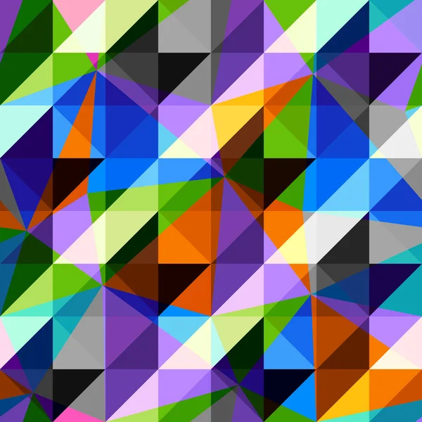 Hounds-tooth patroon in abstracte laag poly geometrische stijl. — Stockvector