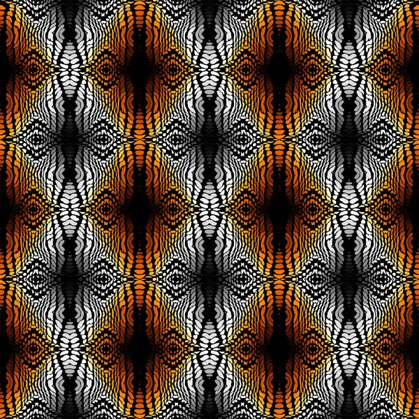 Patrón tribal étnico vectorial. Imagen de arte sin costura. — Vector de stock