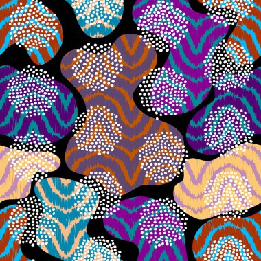 Afrika tarzı etnik seamless modeli.