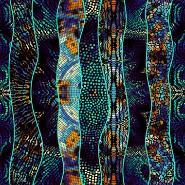 Dikişsiz mozaik desen