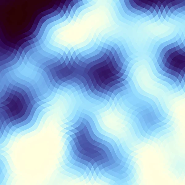 Modèle abstrait ondulé géométrique. Fond carré polygonal. — Image vectorielle