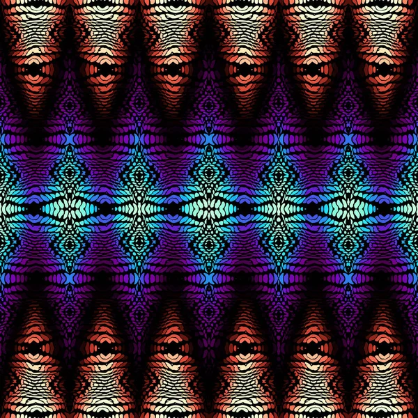 Patrón tribal étnico vectorial. Imagen de arte sin costura. — Archivo Imágenes Vectoriales