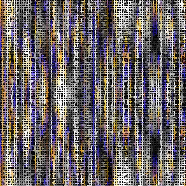 Imitatie van een textuur van tweed stof naadloze patroon. — Stockvector