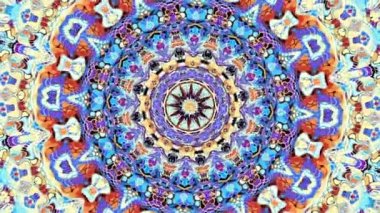 Süslemeli mandala döngü arkaplanı