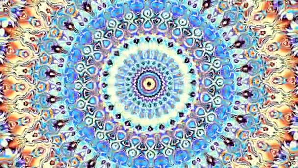 Ornate Mandala-Schleife Hintergrund — Stockvideo