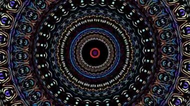 Süslemeli mandala döngü arkaplanı