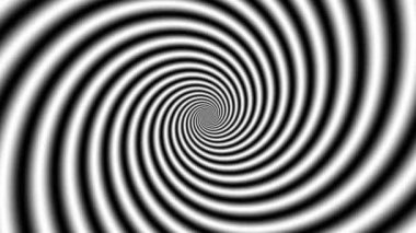 Sonsuz spiral. Kusursuz döngü görüntüsü.