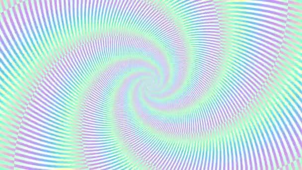 Spirale infinita. Filmati loop senza soluzione di continuità. — Video Stock