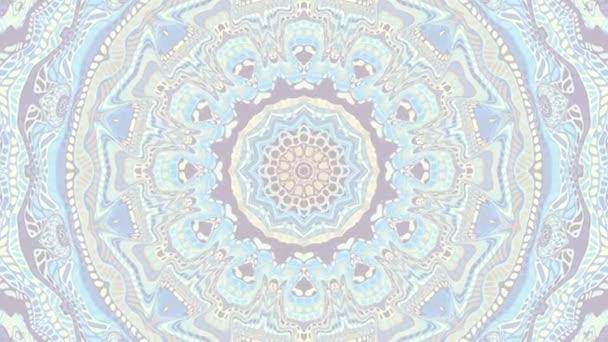 Ornate Mandala-Schleife Hintergrund — Stockvideo