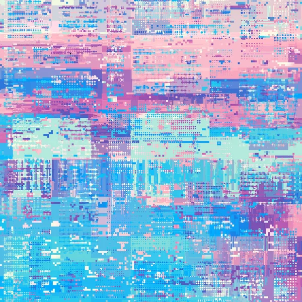 Imagem vetorial com imitação de grunge datamoshing textura. — Vetor de Stock