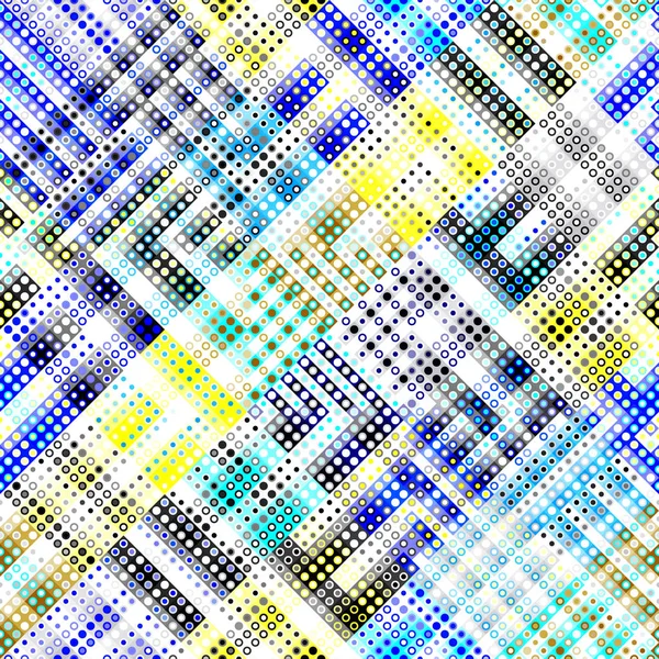 Geometrisch abstracte patroon. Naadloze polka dot achtergrond. — Stockvector