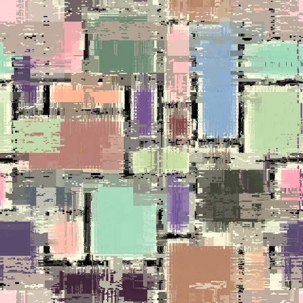 Imagen vectorial con imitación de textura grunge datamoshing. — Vector de stock
