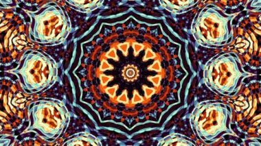 Süslemeli mandala döngü arkaplanı