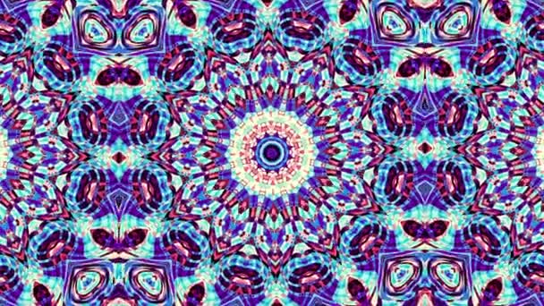 Versierde mandala lus achtergrond — Stockvideo