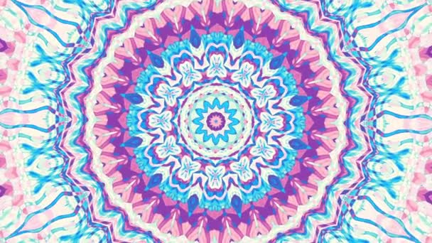 Ornate Mandala-Schleife Hintergrund — Stockvideo