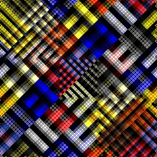 Patrón abstracto geométrico. Fondo de lunares sin costuras . — Vector de stock