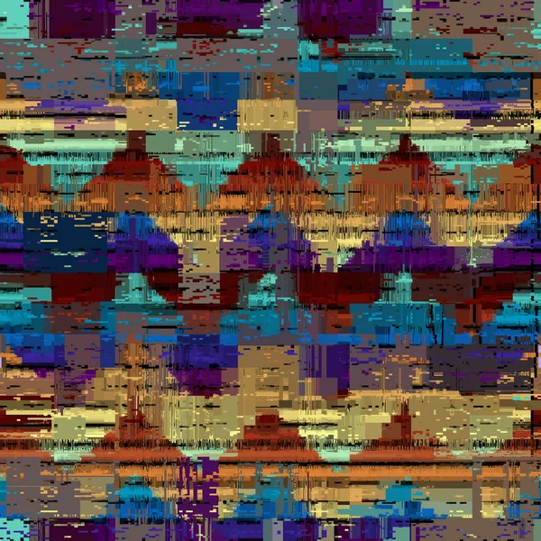 Imagem vetorial com imitação de grunge datamoshing textura. — Vetor de Stock