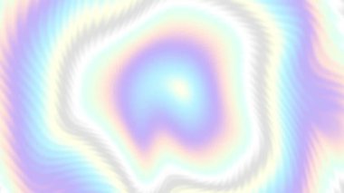 Fütüristik yüzeyi hareket ettiren. Soyut holografik renkler açık arka plan. Döngü görüntüleri.