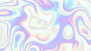 Fütüristik yüzeyi hareket ettiren. Soyut holografik renkler açık arka plan. Döngü görüntüleri.