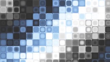 Soyut geometrik şekilleri n için hareket ettiriyor ve dönüştürüyor. Döngü görüntüleri.